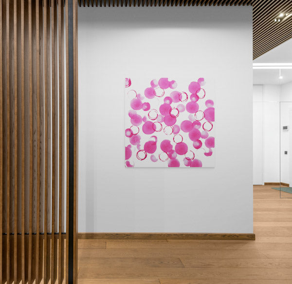 BILD `LEICHTIGKEIT` pink auf Premium-Leinwand 4cm. Als Auftragsarbeit, oder als limitierter Premium-Druck. Hier unten kannst du alle Infos unverbindlich erhalten - eine Preisliste, Farben und Formate. Fülle einfach das Formular aus: