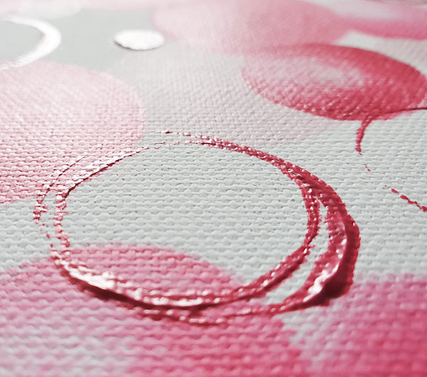 BILD `LEICHTIGKEIT`  pink auf Premium-Leinwand 4cm. Als Auftragsarbeit, oder als limitierter Premium-Druck. Hier unten kannst du alle Infos unverbindlich erhalten - eine Preisliste, Farben und Formate. Fülle einfach das Formular aus: