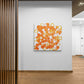 BILD `LEICHTIGKEIT`  orange auf Premium-Leinwand 4cm. Als Auftragsarbeit, oder als limitierter Premium-Druck. Hier unten kannst du alle Infos unverbindlich erhalten - eine Preisliste, Farben und Formate. Fülle einfach das Formular aus: