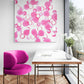 BILD `LEICHTIGKEIT`  pink auf Premium-Leinwand 4cm. Als Auftragsarbeit, oder als limitierter Premium-Druck. Hier unten kannst du alle Infos unverbindlich erhalten - eine Preisliste, Farben und Formate. Fülle einfach das Formular aus: