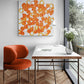 BILD `LEICHTIGKEIT`  orange auf Premium-Leinwand 4cm. Als Auftragsarbeit, oder als limitierter Premium-Druck. Hier unten kannst du alle Infos unverbindlich erhalten - eine Preisliste, Farben und Formate. Fülle einfach das Formular aus: