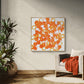 BILD `LEICHTIGKEIT`  orange auf Premium-Leinwand 4cm. Als Auftragsarbeit, oder als limitierter Premium-Druck. Hier unten kannst du alle Infos unverbindlich erhalten - eine Preisliste, Farben und Formate. Fülle einfach das Formular aus: